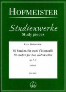 50 studies for two violoncellos 3 op. 7, 3 Vol. 3 