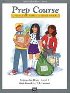 Alfred's Basic Piano Prep Course: Notespeller Book F 