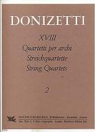 18 Streichquartette Nr. 2 A-Dur 