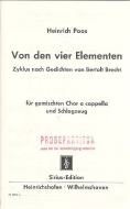 Von den vier Elementen 