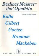 Berliner Meister der Operette 