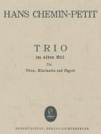 Trio dans le style ancien 