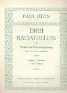 Trois bagatelles op. 19 