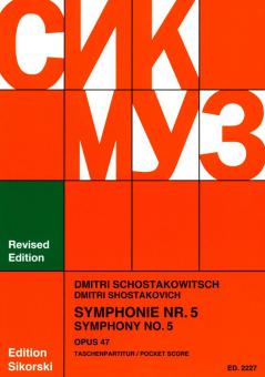 Sinfonie Nr. 5 d-Moll von Dmitri Schostakowitsch 
