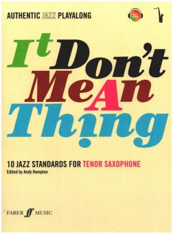 Authentic Jazz Playalong: It Don't Mean a Thing 