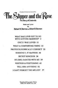 Selections from 'the Slipper and the Rose' von Robert Bernard Sherman 