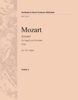 Fagottkonzert B-dur KV 191 (186e) von Wolfgang Amadeus Mozart 