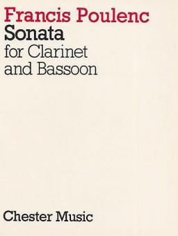 Sonata For Clarinet And Bassoon von Francis Poulenc für Holzbläser Duo im Alle Noten Shop kaufen