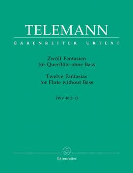 12 Fantasien für Querflöte ohne Bass von Georg Philipp Telemann im Alle Noten Shop kaufen