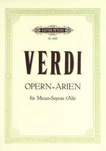 Ausgewählte Opern-Arien für Mezzo-Sopran (Alt) von Giuseppe Verdi 