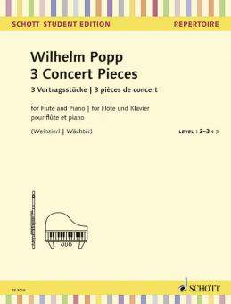 3 Vortragsstücke von Wilhelm Popp 