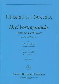 3 Vortragsstücke op. 187 von Charles Jean-Baptiste Dancla 