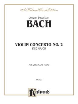 Violin Concerto No. 2 in E Major (Violin) 