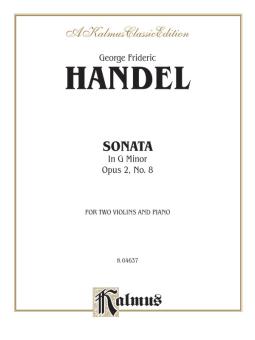 Sonata in G Minor, Op. 2, No. 8 (Violin I) 