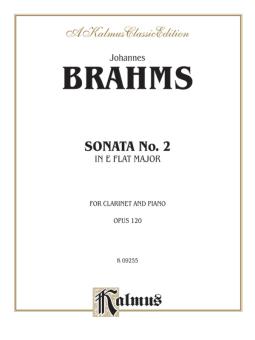 Sonata No. 2 in E flat Major, Op. 120 (Clarinet) 