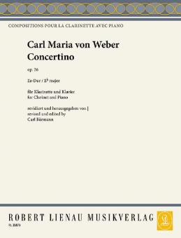 Concertino en mi bémol majeur op. 26 Standard