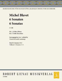 Six sonates Vol. 2 Standard