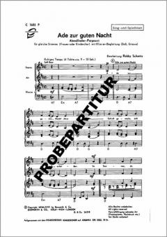 Ade zur guten Nacht 