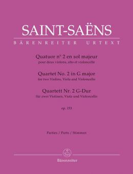 Quatuor no. 2 en sol majeur Standard