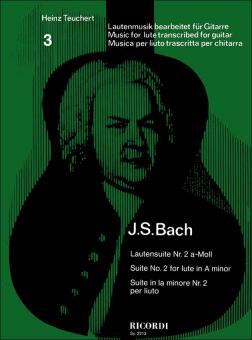 Lautensuite 2 a-Moll BWV 997 