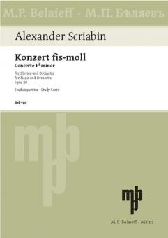 Klavierkonzert fis-Moll op. 20 Download