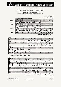 O Heiland, reiß die Himmel auf op. 51 Download