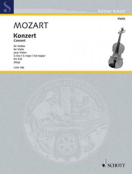 Concerto sol majeur KV 216 Download