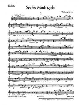 Six Madrigals Download