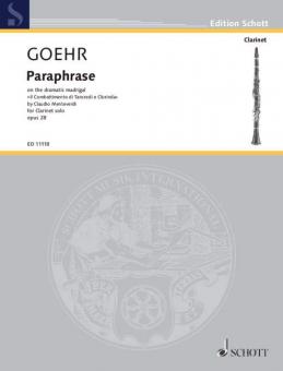 Paraphrase on the Dramatic Madrigal Il Clorinda op. 28 Download