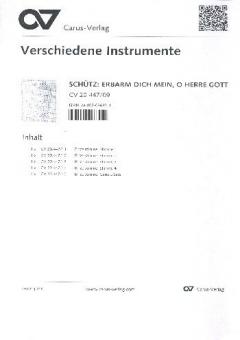 Erbarm dich mein, o Herre Gott SWV447 