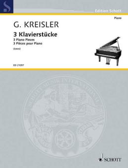 Trois pièces pour piano Download