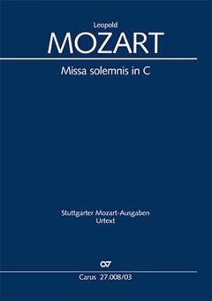 Missa solemnis en ut majeur Standard