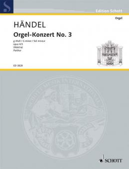 Organ Concerto No. 3 G Minor Op. 4/3 HWV 291 Download
