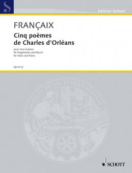 Cinq poèmes de Charles d'Orléans Download