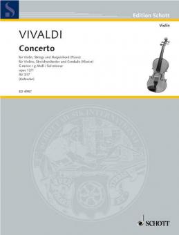 Concerto G Minor Op. 12/1 RV 317 / PV 343 Download