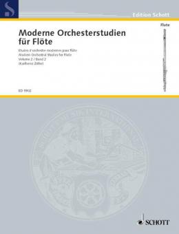 Etudes d'orchestre modernes pour flûte Vol. 2 Download