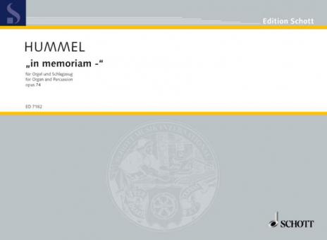 in memoriam op. 74 Download