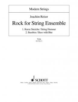 Rock for String Ensemble Download