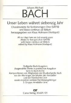 Unser Leben währet siebenzig Jahr Standard