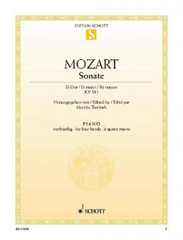 Sonata D Major K 381 Download