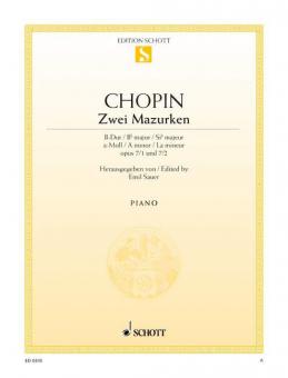 2 Mazurkas B-Flat Major and A Minor Op. 7/1 & 2 Download