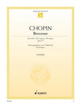 Berceuse Ré bemol majeur op. 57 Download
