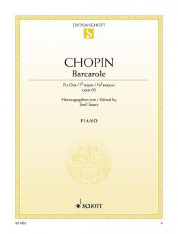 Barcarole F-Sharp Major Op. 60 Download