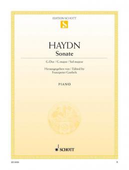 Sonate Sol majeur Hob. XVI:27 Download