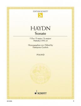 Sonata F major Hob. XVI:23 Download