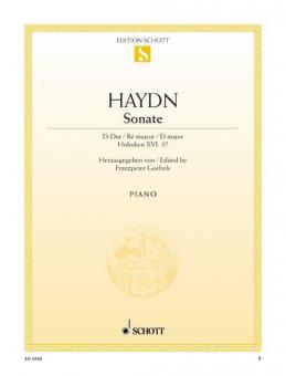 Sonate Ré majeur Hob. XVI:37 Download