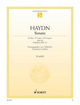 Sonata E flat major Hob. XVI:49 Download