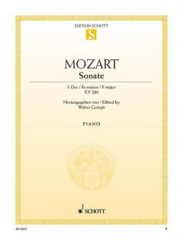 Sonata F Major K.280 Download