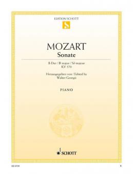 Sonata B-Flat Major K 570 Download