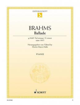 Ballade G Minor Op. 118/3 Download